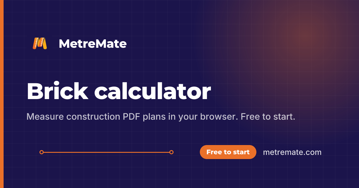 Brick calculator | MetreMate
