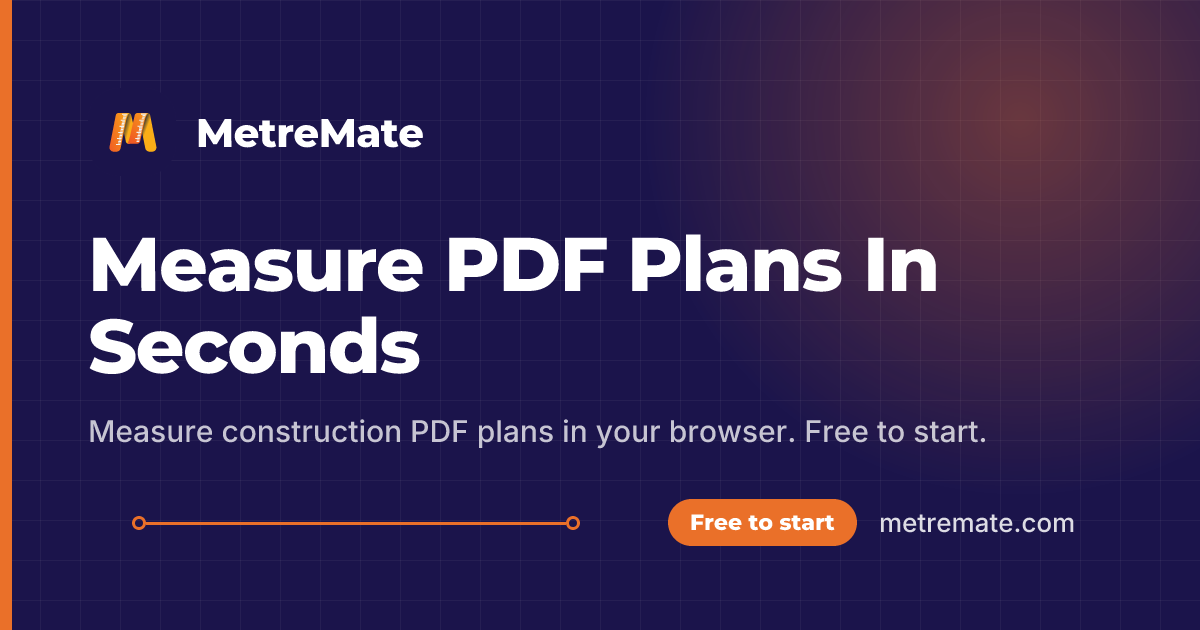 Measure PDF Plans In Seconds | MetreMate